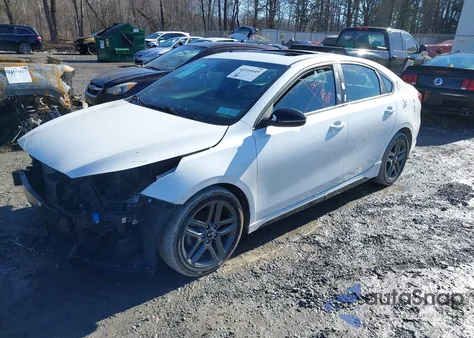 2021 Kia Forte Gt-Line из США, поврежденный, VIN 3KPF34AD3ME341254